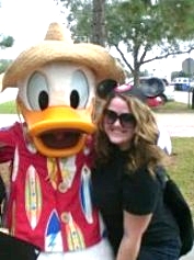 Celebrating with Donald after earning my 